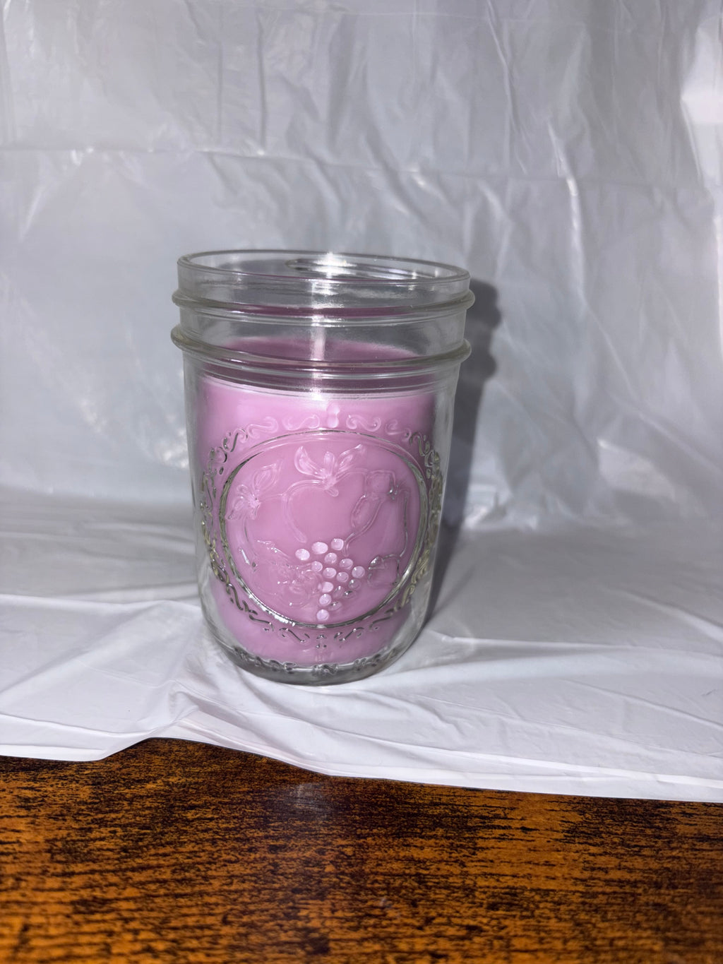 Lilac Ball Jar Candle