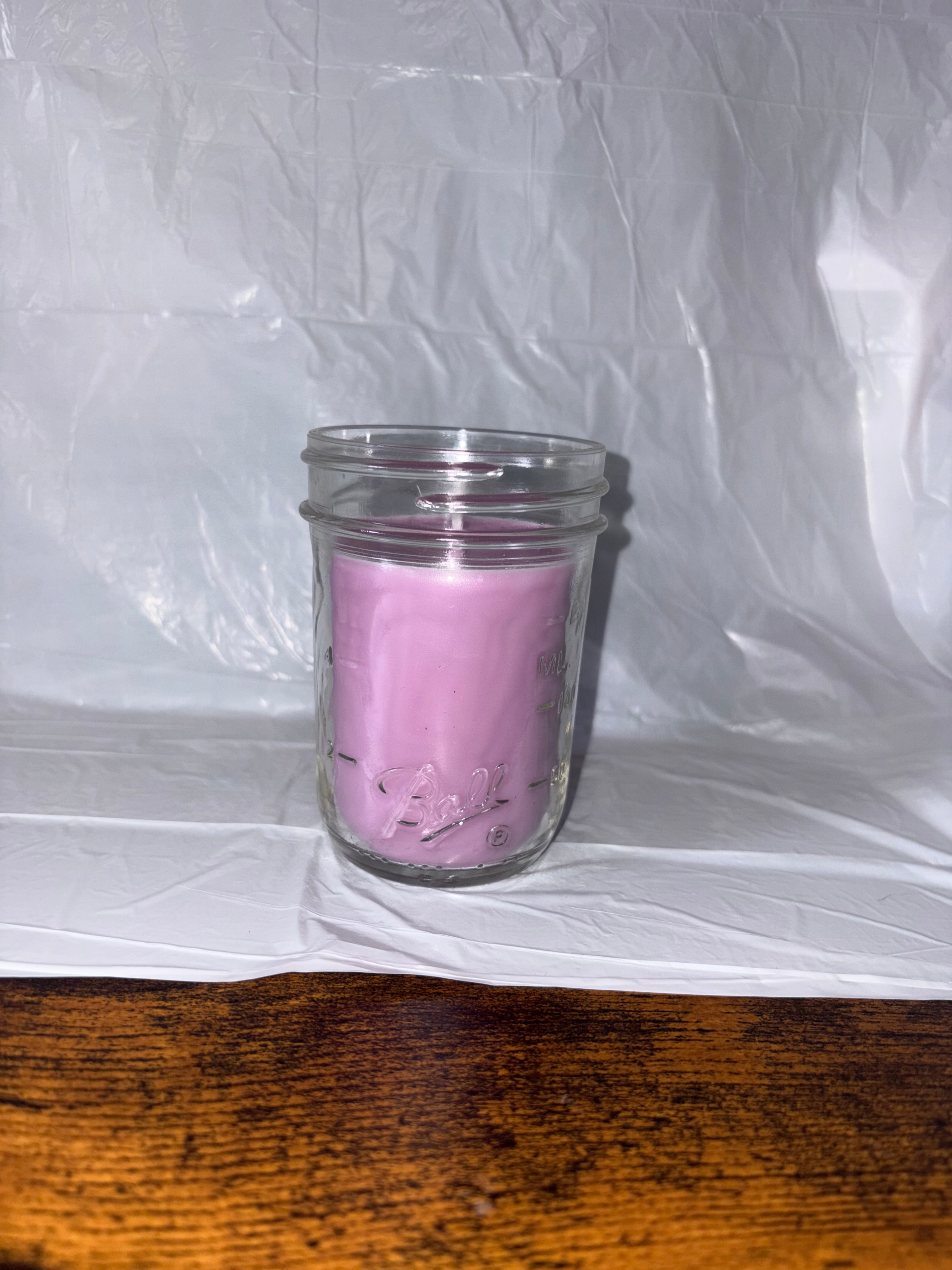 Lilac Ball Jar Candle