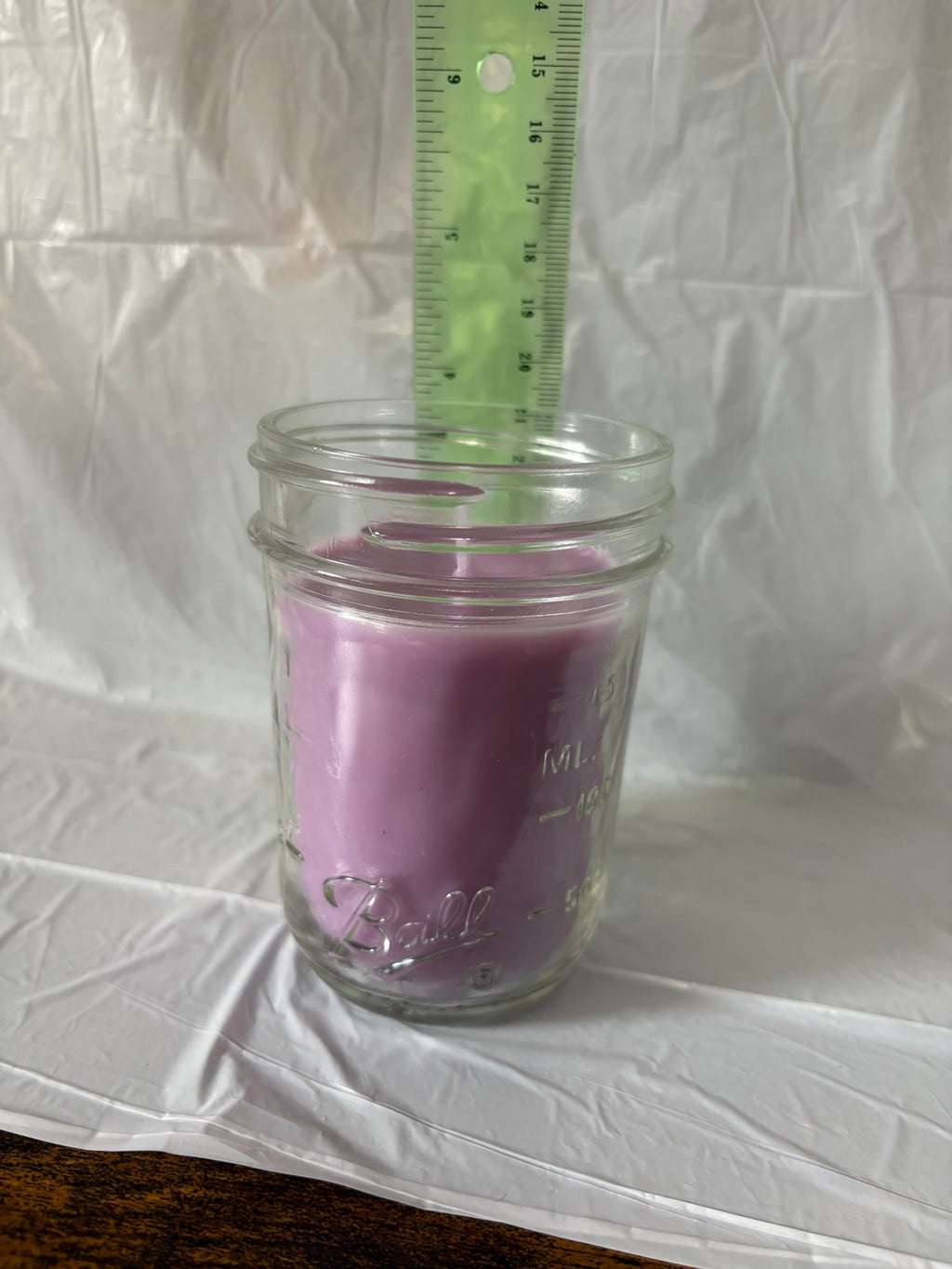 Lilac Ball Jar Candle